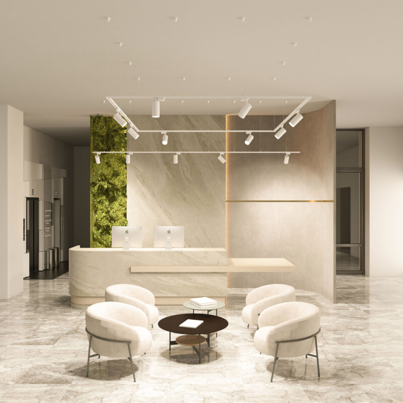 DK6455-WH Трековый светильник SOLID KOPER, 155мм, d80, 220V, LED 3000K, 30W, IP20, белый, алюминий