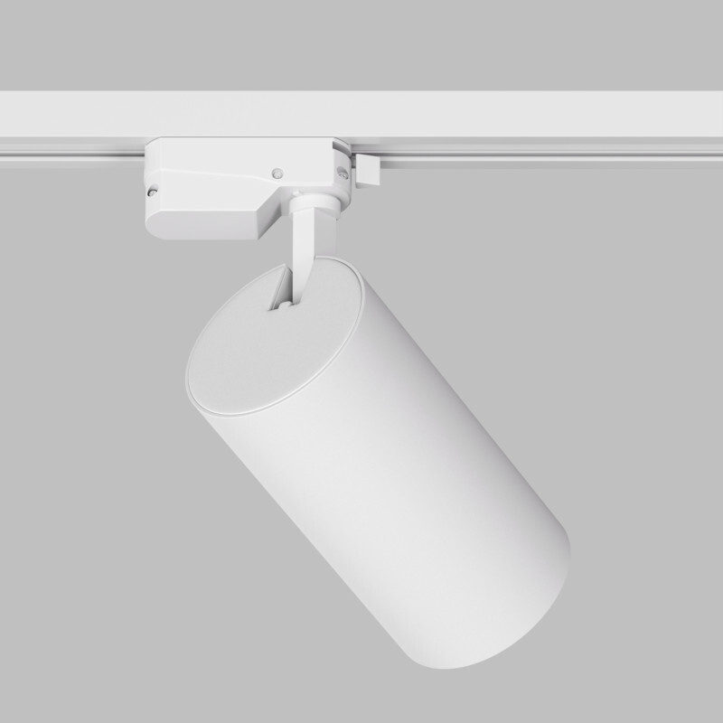 DK6456-WH Трековый светильник SOLID KOPER, 155мм, d80, 220V, LED 4000K, 30W, IP20, белый, алюминий