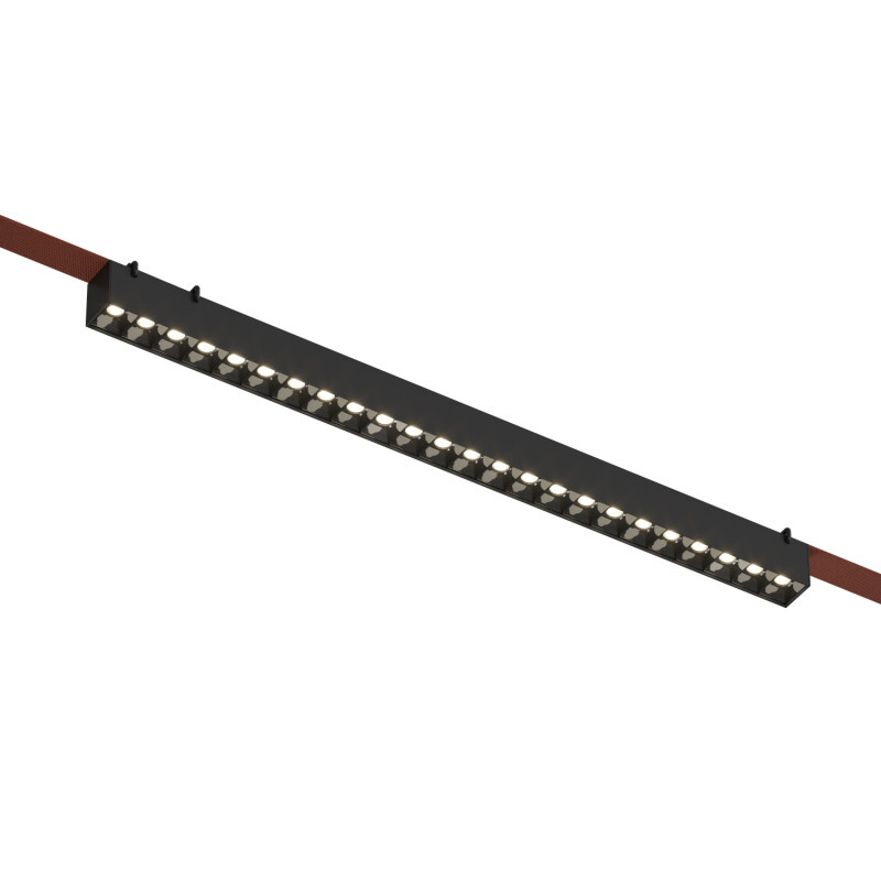 DK5672-BK Cветильник для трека-ремня Belty Smart, серия Grill, со светодиодом, L642*W40*H45мм, 48V DC, 24W, RA90, 24°, 2700-6000K, IP20, черный, алюминий