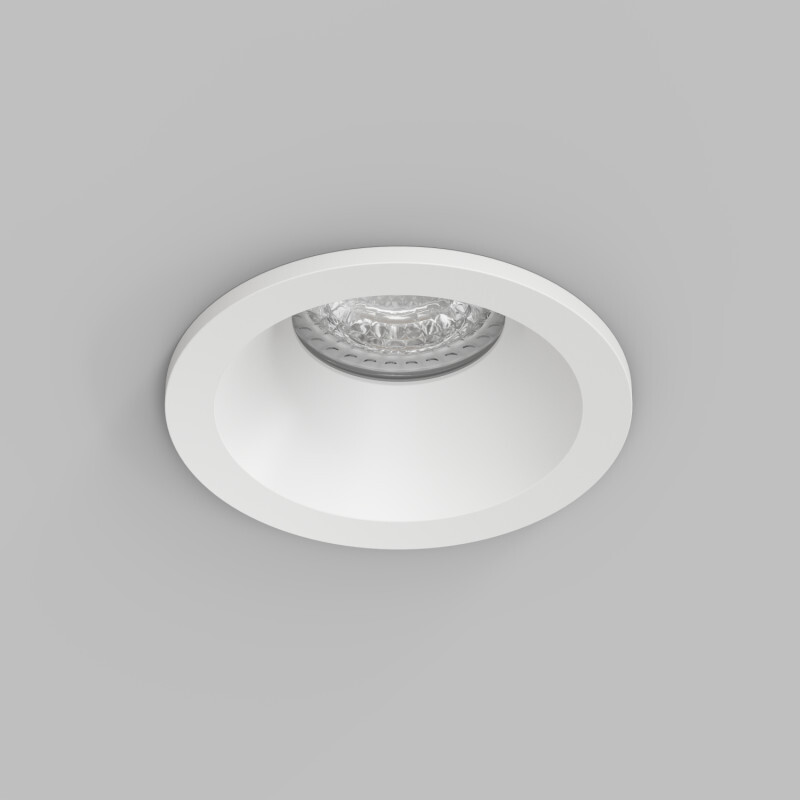 Встраиваемый влагозащищённый светильник COVE, IP44, до 15 Вт LED, GU10, алюминий, белый