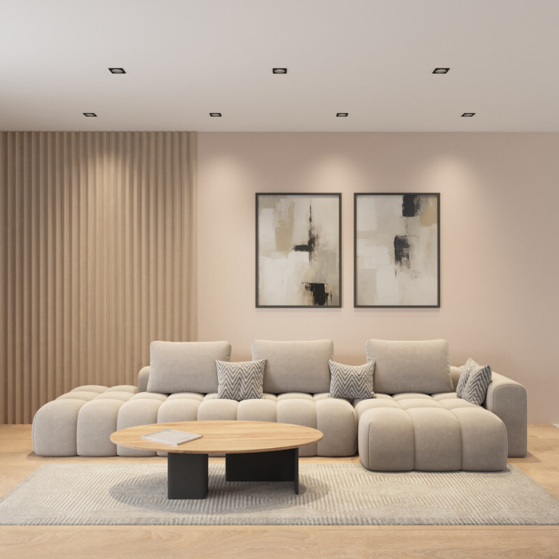 DK2131-BK Встраиваемый влагозащищённый светильник COVE, IP44, до 15 Вт LED, GU10, алюминий, чёрный