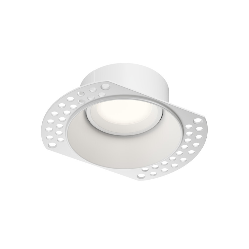 Встраиваемый светильник под шпатлевку SPOT HIDE, до 15 Вт LED, GU10, IP20, алюминий, белый