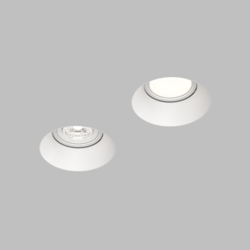 Встраиваемый светильник под шпатлевку SPOT HIDE, до 15 Вт LED, GU10, IP20, алюминий, белый