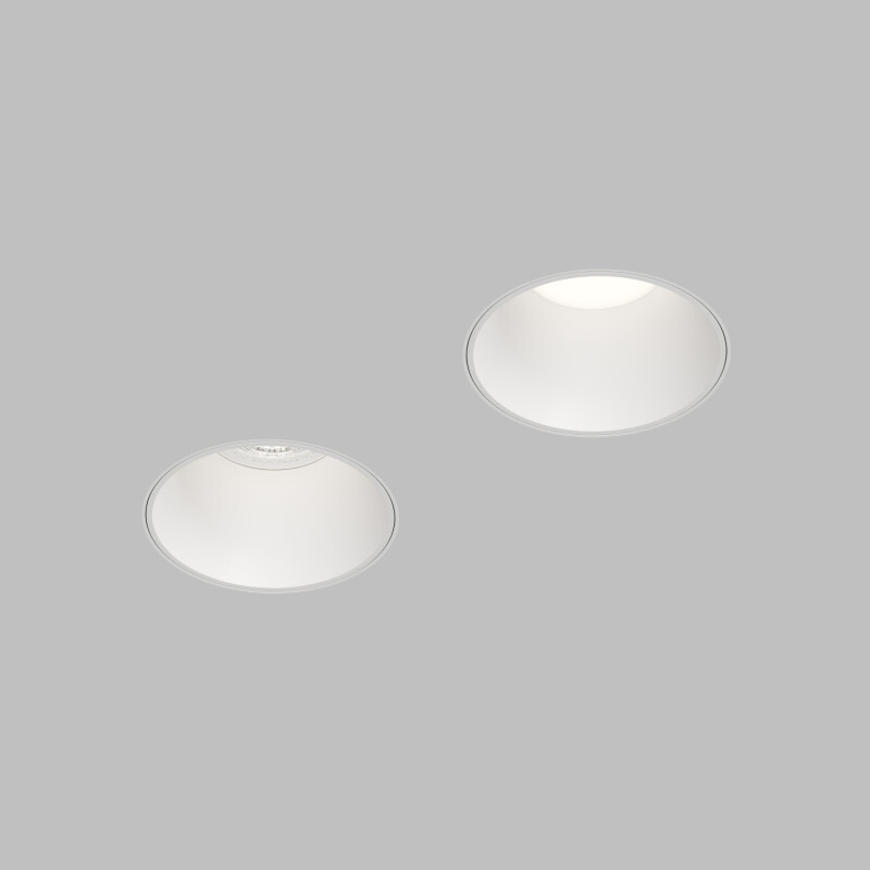 Встраиваемый светильник для ГКЛ SPOT HIDE, до 15 Вт LED, GU10, IP20, алюминий, белый