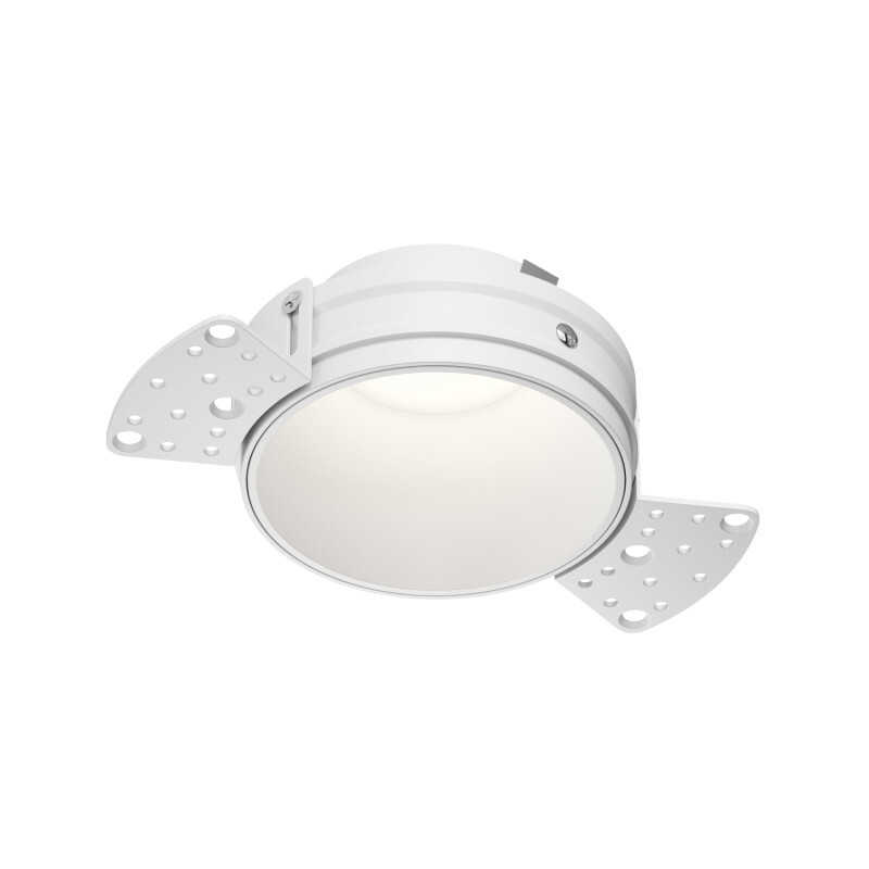 Встраиваемый светильник для ГКЛ SPOT HIDE, до 15 Вт LED, GU10, IP20, алюминий, белый