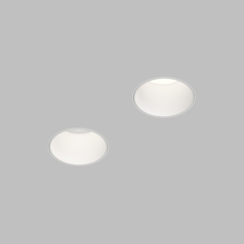 DK2146-WH Встраиваемый светильник для ГКЛ SPOT HIDE, до 15 Вт LED, GU10, IP20, алюминий, белый