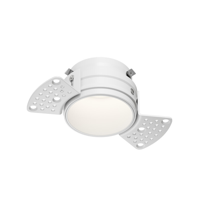 DK2146-WH Встраиваемый светильник для ГКЛ SPOT HIDE, до 15 Вт LED, GU10, IP20, алюминий, белый