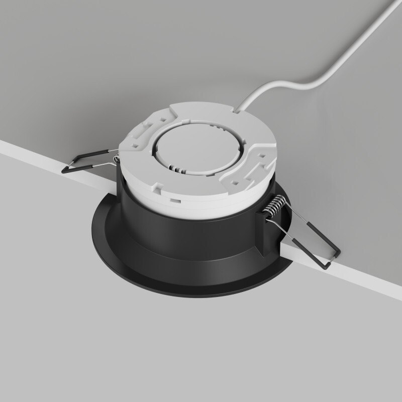 Встраиваемый светильник INER, до 15 Вт LED, GX53, IP20, алюминий, чёрный