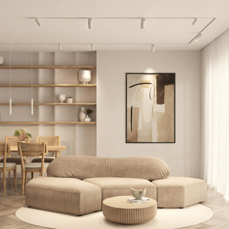 Акцентный светильник SIMPLE SPOT 20W 3000K, белый