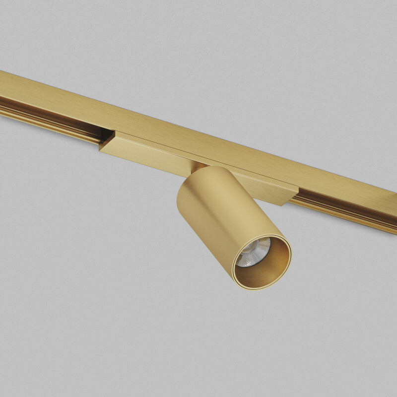DK5940-SB Светильник трековый SHINE SPOT ZigBee, 48В, 6Вт, 2700-6000K, IP20, сатин. латунь, алюминий
