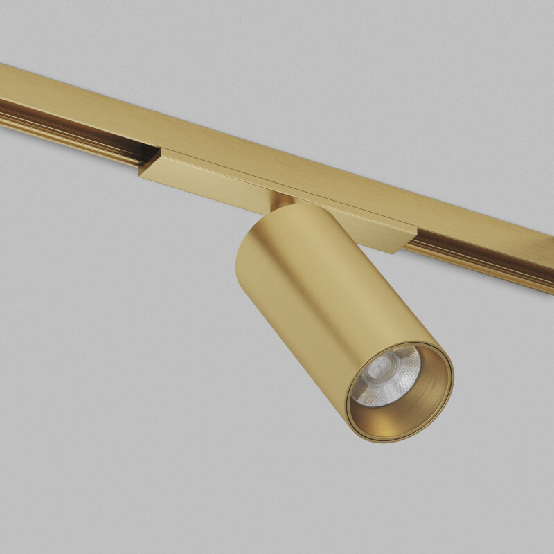 DK5941-SB Светильник трековый SHINE SPOT ZigBee, 48В, 10Вт, 2700-6000K, IP20, сатин. латунь, алюминий
