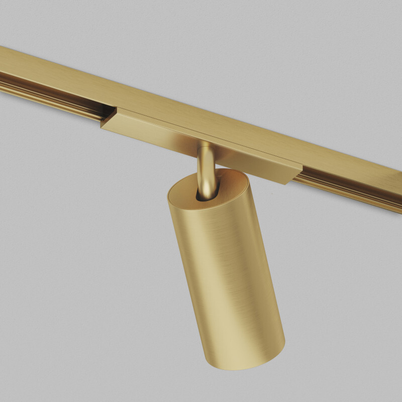 DK5941-SB Светильник трековый SHINE SPOT ZigBee, 48В, 10Вт, 2700-6000K, IP20, сатин. латунь, алюминий