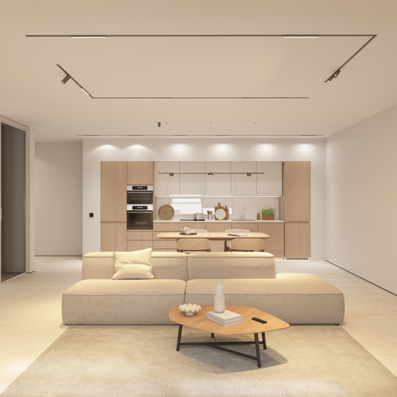 DK5941-DN Светильник трековый SHINE SPOT ZigBee, 48В, 10Вт, 2700-6000K, IP20, темный никель, алюминий